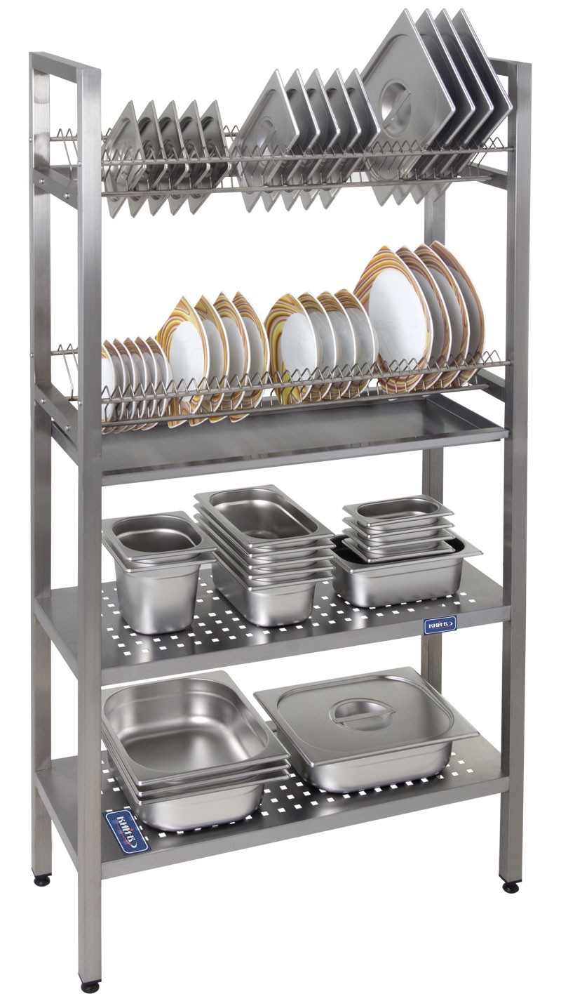 ​Как выбрать стеллажи для сушки посуды для профессиональной кухни