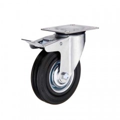 Колесо поворотне з гальмом d125