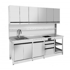 Кухня з нержавіючої сталі КИЙ-В