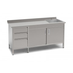 Стіл-тумба з ванною мийною зварною КИЙ-В СТМВ-1С-2ДК-3Я 
в Украине Стіл-тумба з ванною мийною зварною КИЙ-В СТМВ-1С-2ДК-3Я