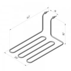 ТЕН на фритюрницю ФР-11 КИЙ-В 290Е10 / 4,0 Z 220 
фото ТЕН на фритюрницю ФР-11 КИЙ-В 290Е10 / 4,0 Z 220