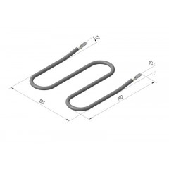 ТЕН на корн-дог КИЙ-В 80 Б 8 / 0,8 Т 220