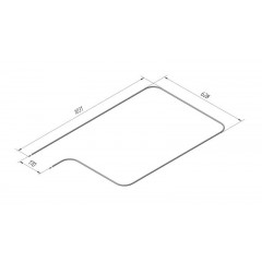 ТЕН на шафу пекарську КИЙ-В 296ВКВ 8 / 1,5Т220 М3 (зовнішній) 
фото ТЕН на шафу пекарську КИЙ-В 296ВКВ 8 / 1,5Т220 М3 (зовнішній)