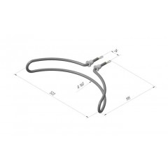 ТЕН на шаурму КИЙ-В 95 Б 8 / 1,0 Т 220 
фото ТЕН на шаурму КИЙ-В 95 Б 8 / 1,0 Т 220